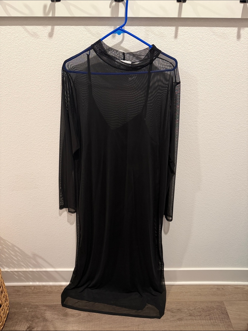 Never Fully Dressed Black Sheer Mesh Dress